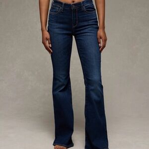 American Eagle Dark Indigo Flare Jeans